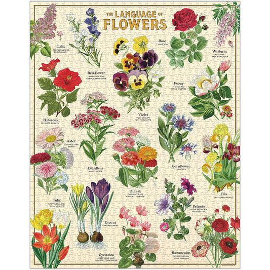 Language of Flowers Vintage Puzzle