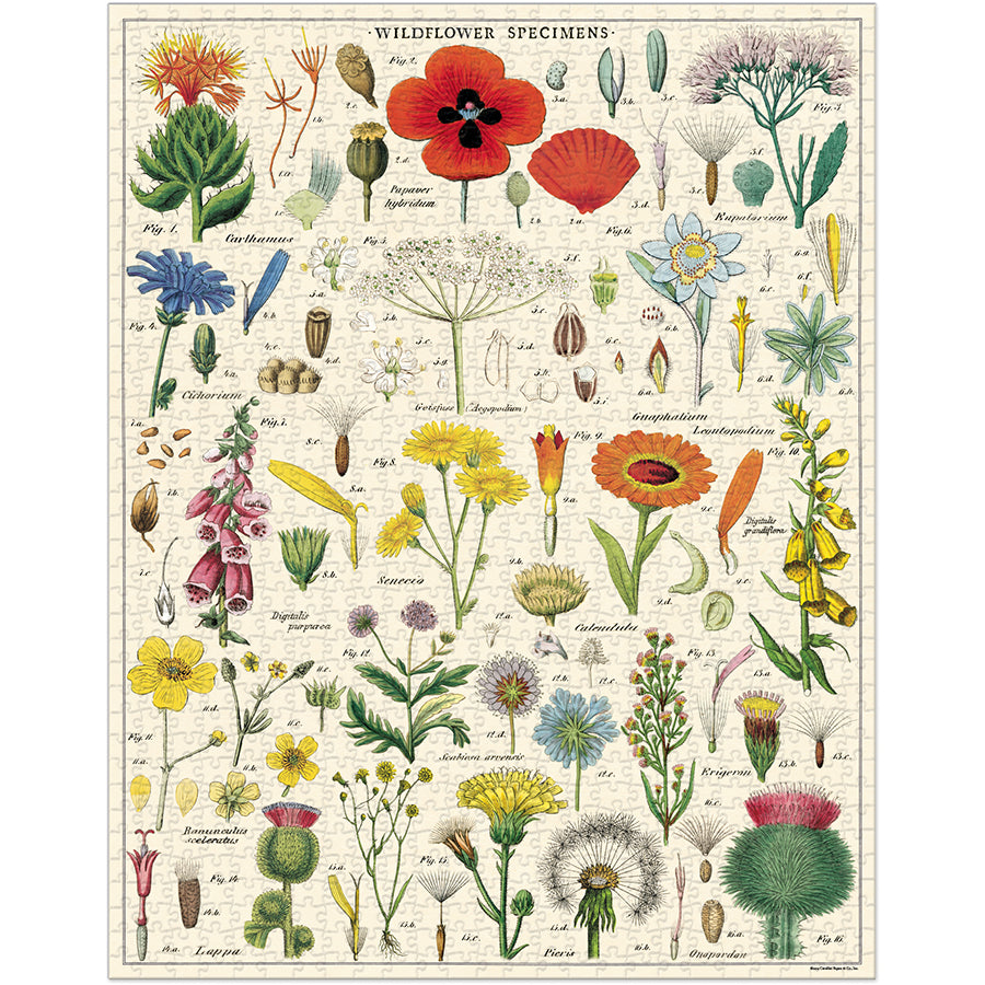 Wildflowers Vintage Puzzle