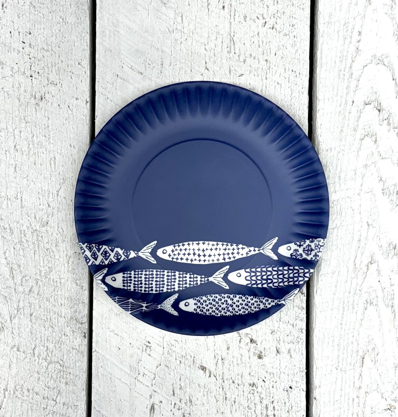 School of Fish Melamine "Paper" Plate