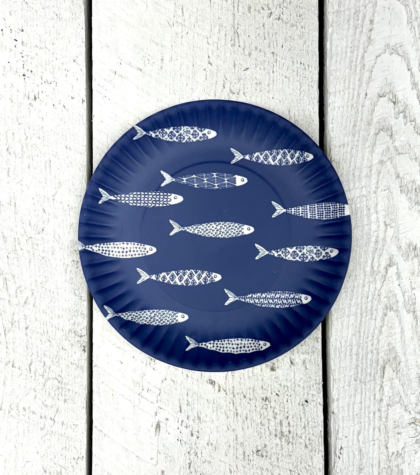 School of Fish Melamine "Paper" Plate