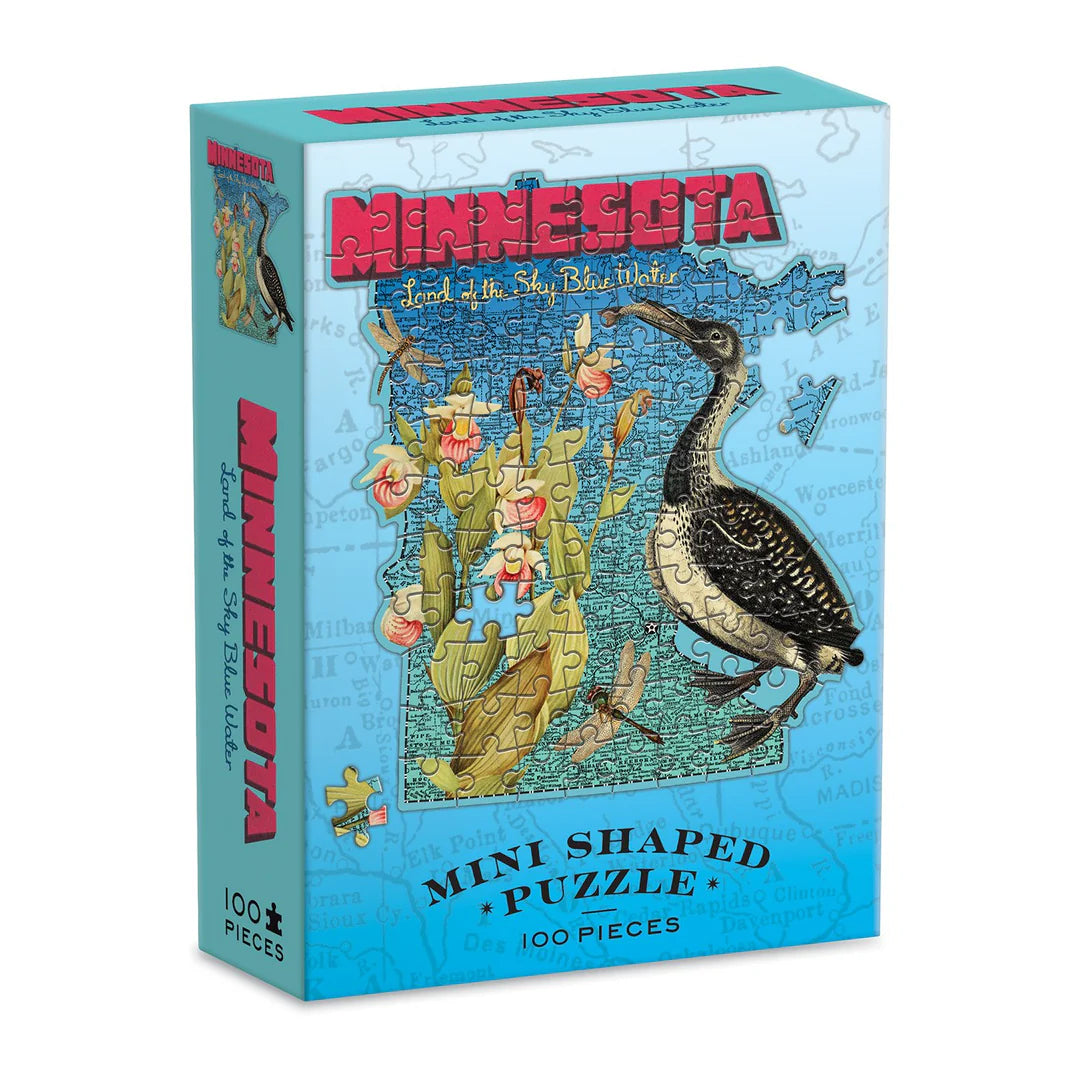 Minnesota Shaped Mini Jigsaw Puzzle