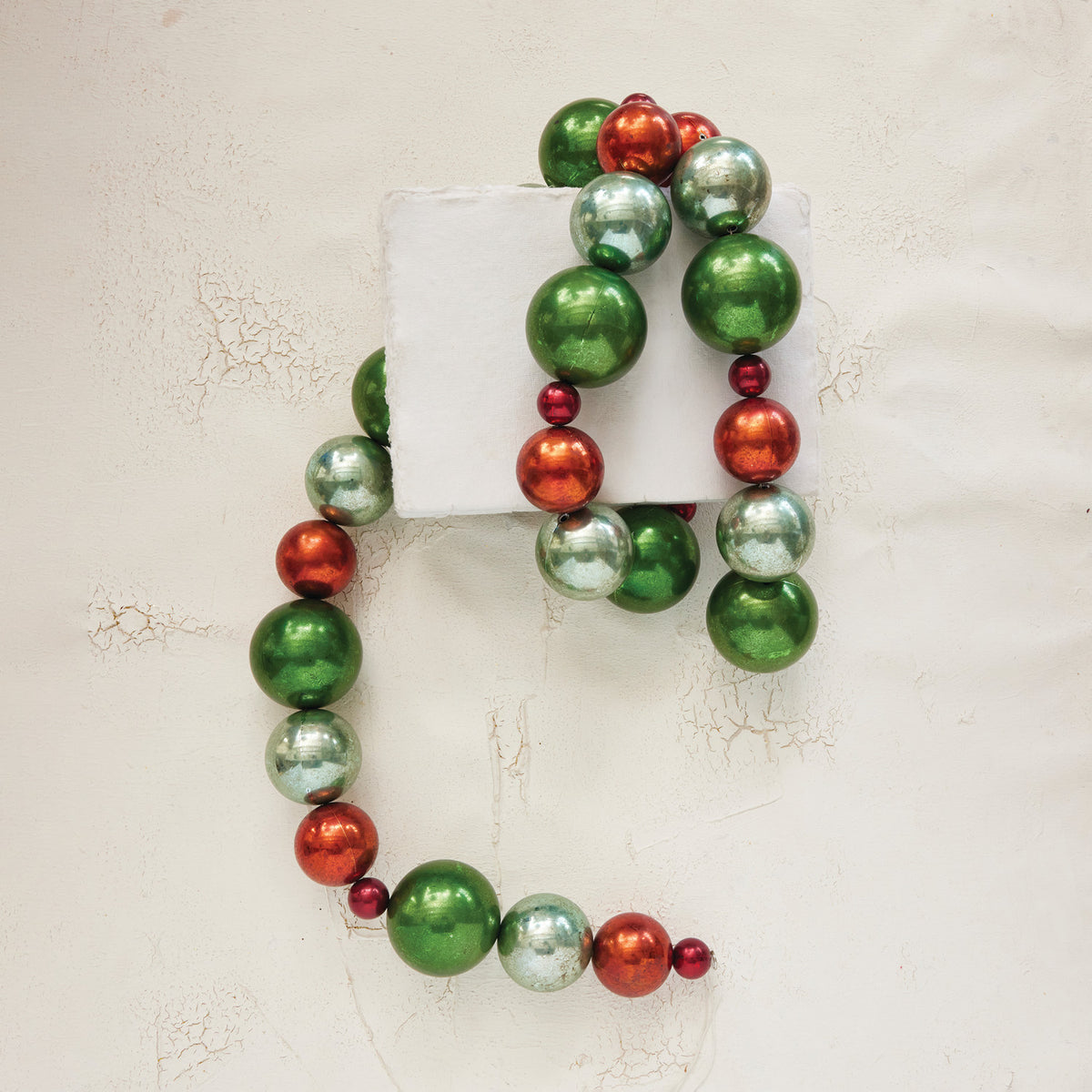 72"L x 2-3/4"H Plastic Ball Garland, Multi Color
