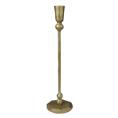 Alta Taper Brass Candle Holder