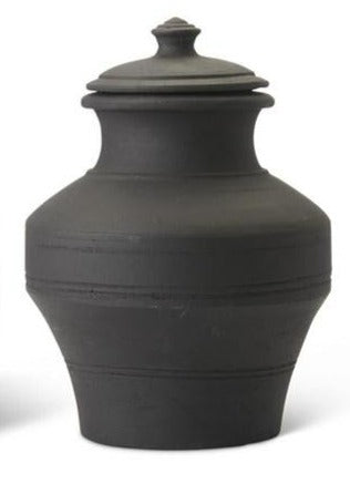 Black Terracotta Pot