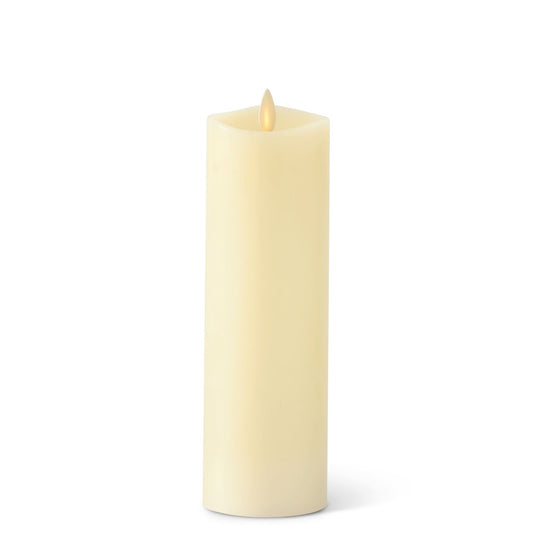 8" Slim Pillar Indoor Luminara Candle