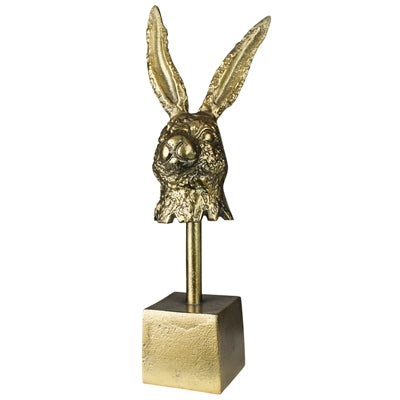 Brass Hare Head