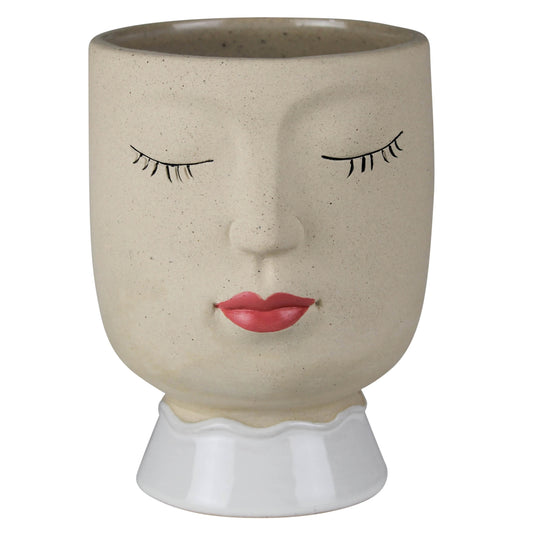 Ceramic Man & Lady Vase