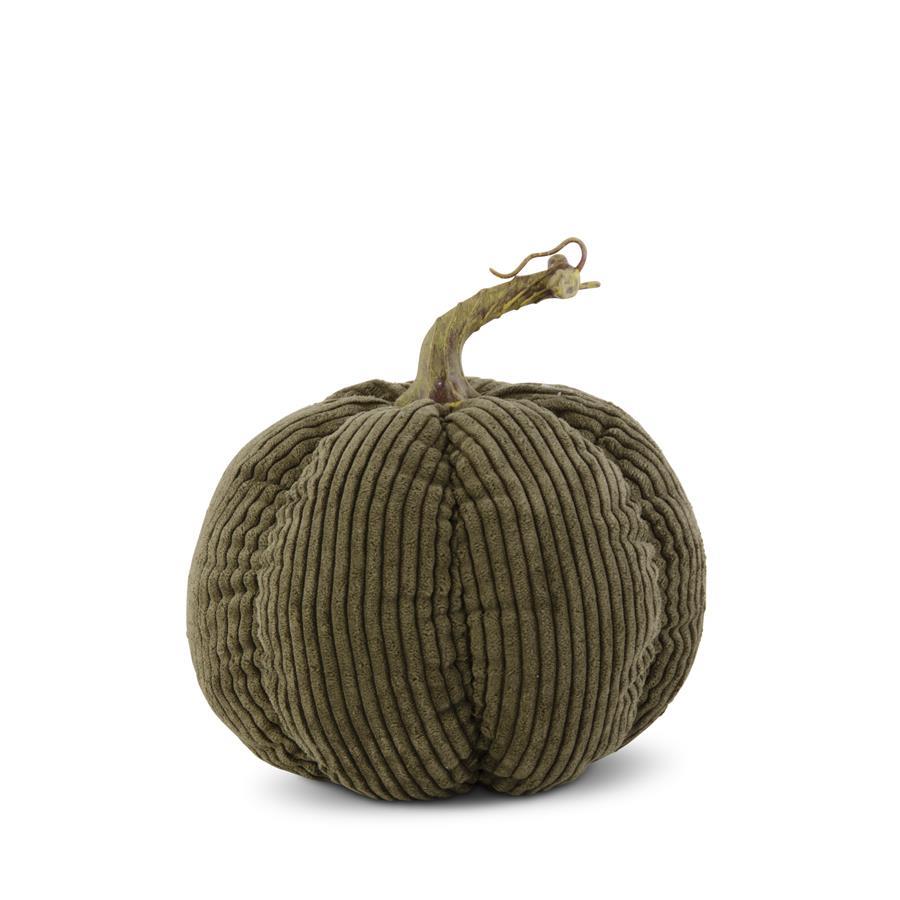 Khaki Green Corduroy Pumpkin