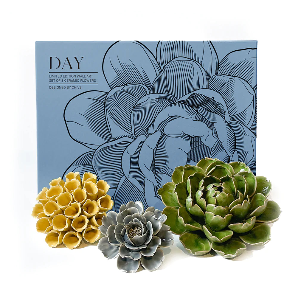 Ceramic Flower Gift Set