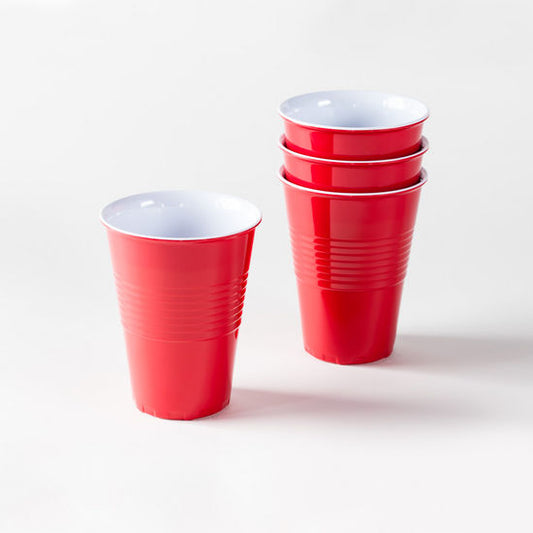 Red Melamine Cup