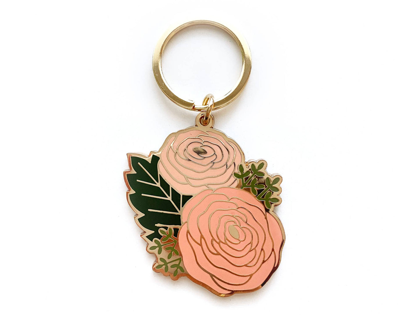 Michelle Ranunculus Keychain