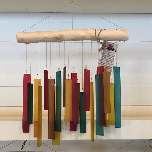 Bodhi Rectangle Glass Wind Chime